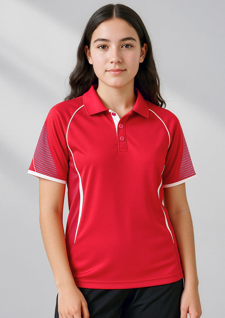BIZ COLLECTION Kids Razor Short Sleeve Polo P405KS