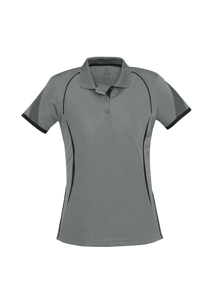 BIZ COLLECTION Womens Razor Short Sleeve Polo P405LS