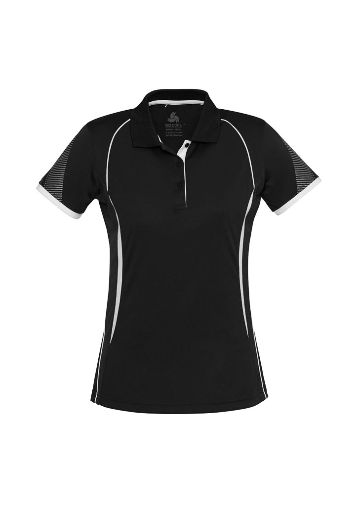BIZ COLLECTION Womens Razor Short Sleeve Polo P405LS