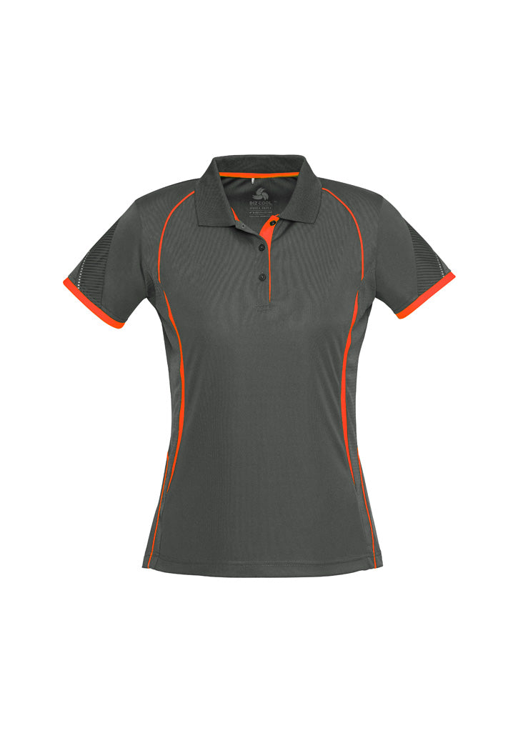 BIZ COLLECTION Womens Razor Short Sleeve Polo P405LS