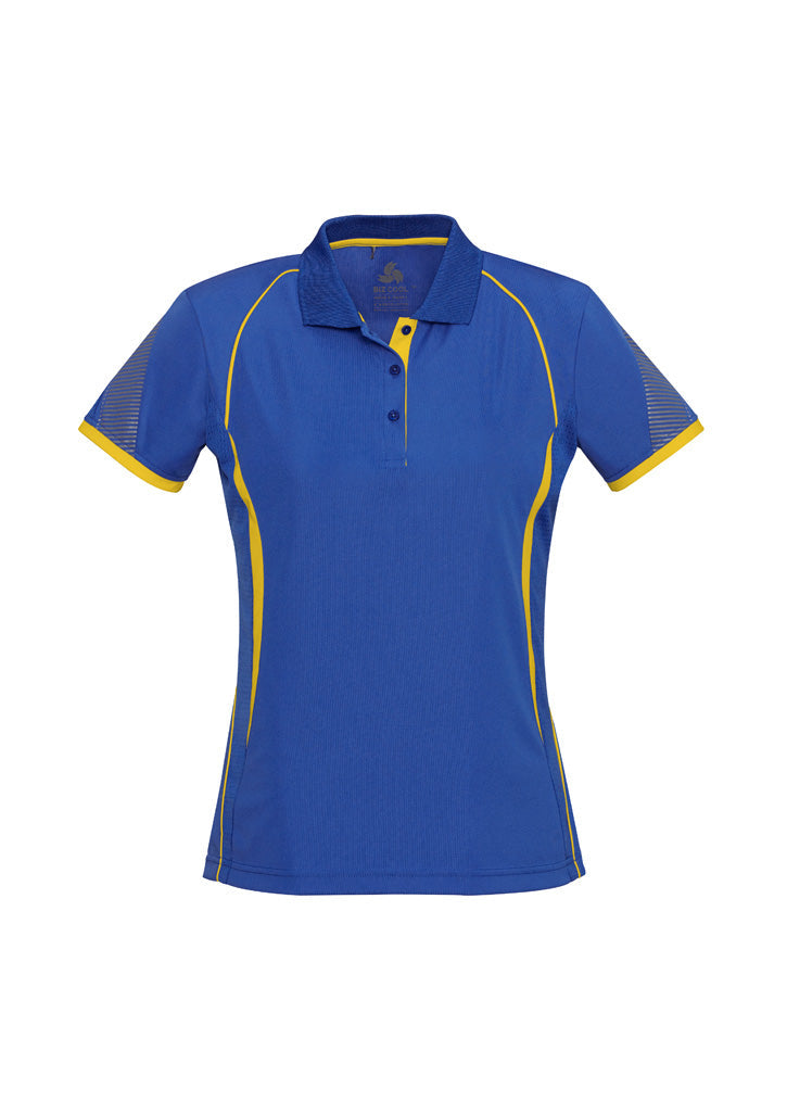 BIZ COLLECTION Womens Razor Short Sleeve Polo P405LS