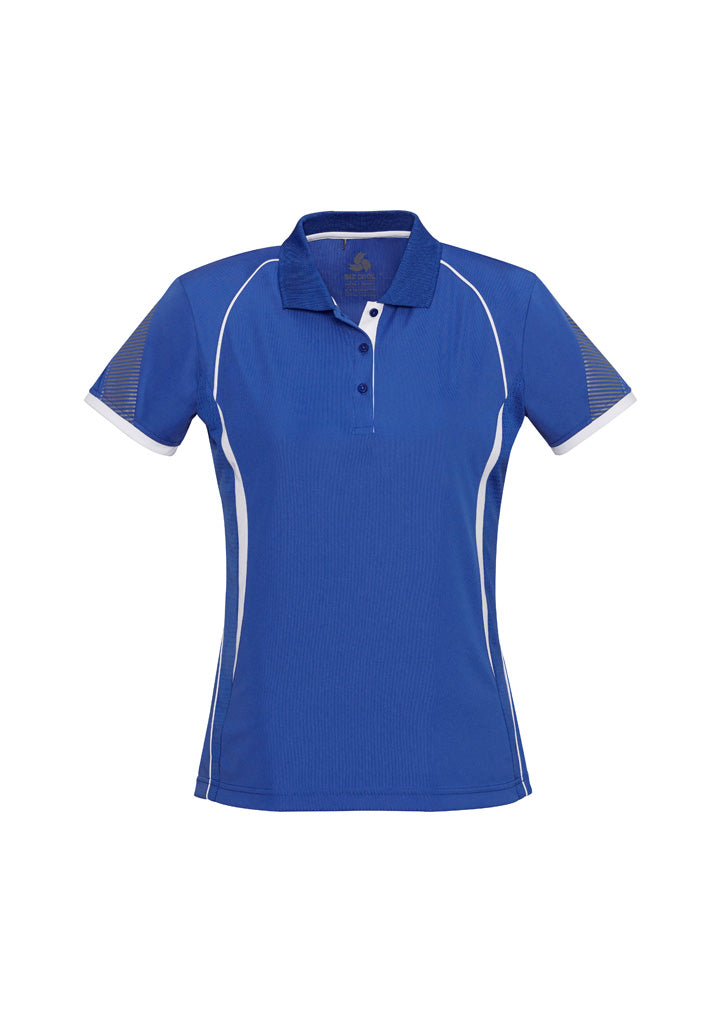 BIZ COLLECTION Womens Razor Short Sleeve Polo P405LS