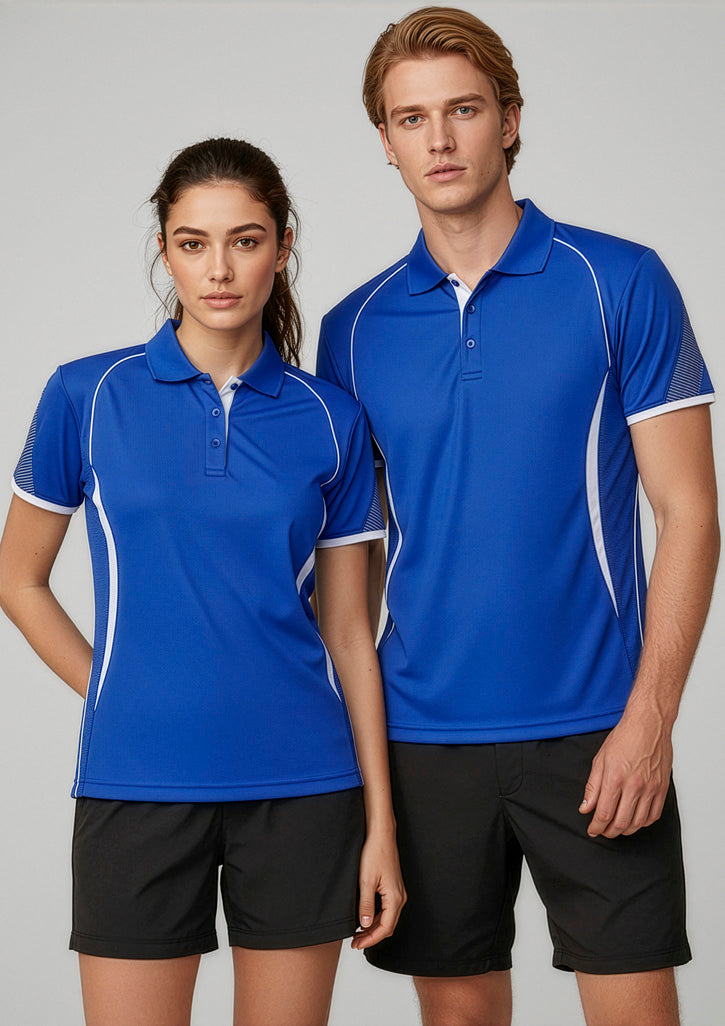 BIZ COLLECTION Womens Razor Short Sleeve Polo P405LS
