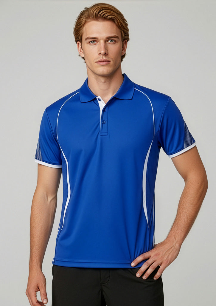 BIZ COLLECTION Mens Razor Short Sleeve Polo P405MS