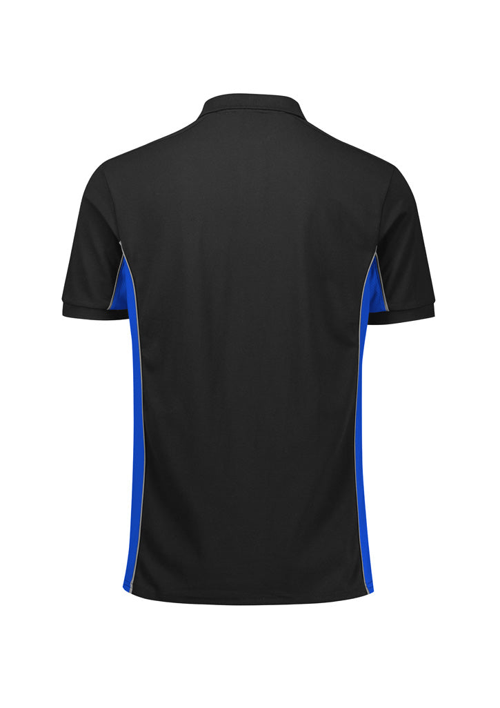 BIZ COLLECTION Unisex Grid Short Sleeve Polo P413US