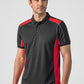 BIZ COLLECTION Unisex Grid Short Sleeve Polo P413US