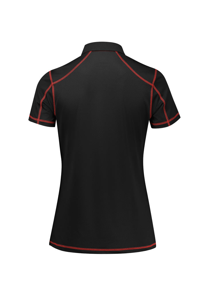 BIZ COLLECTION Womens Dart Short Sleeve Polo P419LS