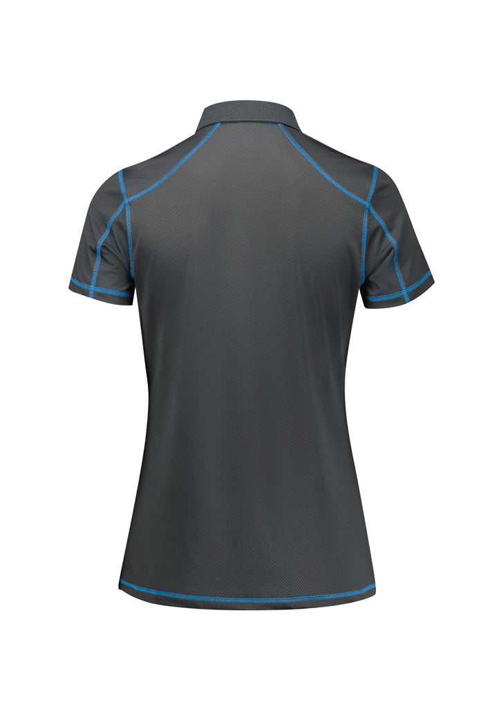 BIZ COLLECTION Womens Dart Short Sleeve Polo P419LS