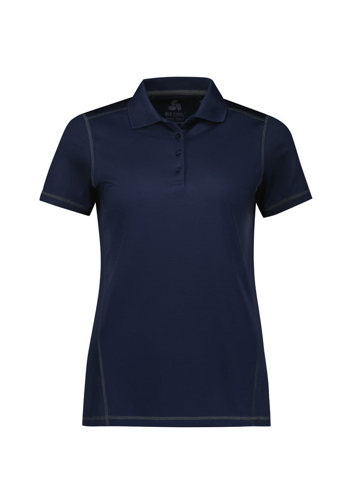 BIZ COLLECTION Womens Dart Short Sleeve Polo P419LS