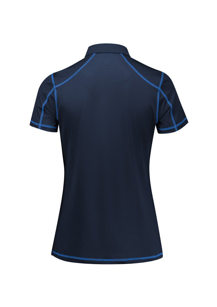 BIZ COLLECTION Womens Dart Short Sleeve Polo P419LS