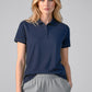 BIZ COLLECTION Womens Dart Short Sleeve Polo P419LS