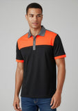 BIZ COLLECTION Mens Charger Short Sleeve Polo P500MS