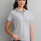 BIZ COLLECTION Womens Shadow Short Sleeve Polo P501LS