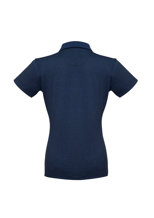 BIZ COLLECTION Womens Shadow Short Sleeve Polo P501LS