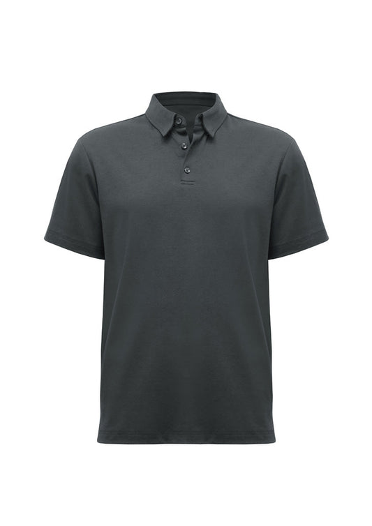 BIZ COLLECTION Mens Lotus Short Sleeve Polo P515MS