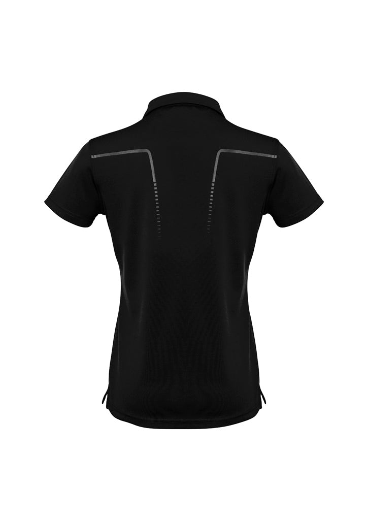 BIZ COLLECTION Womens Cyber Short Sleeve Polo P604LS