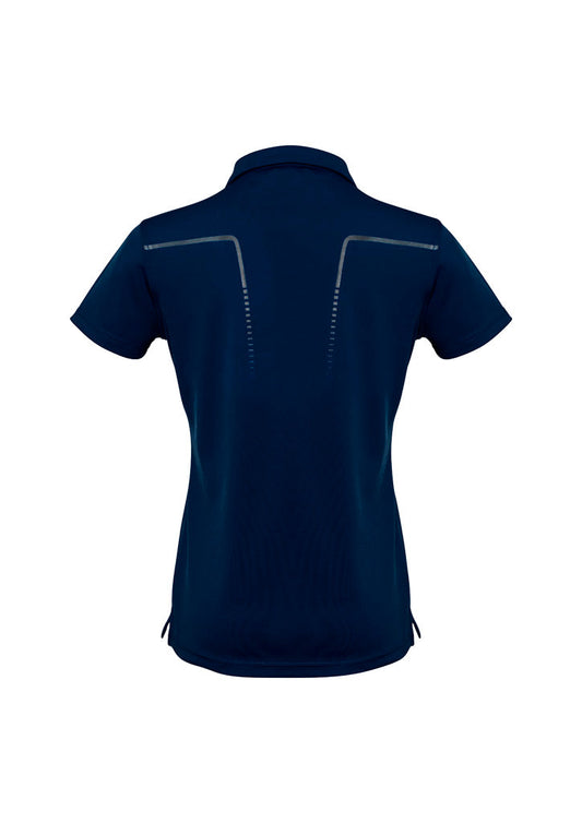BIZ COLLECTION Womens Cyber Short Sleeve Polo P604LS