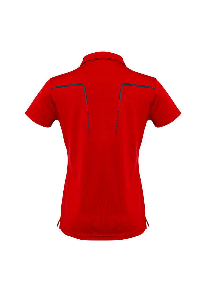 BIZ COLLECTION Womens Cyber Short Sleeve Polo P604LS