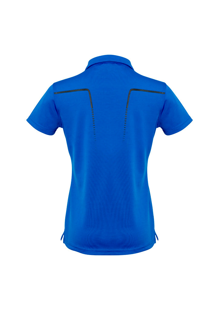 BIZ COLLECTION Womens Cyber Short Sleeve Polo P604LS