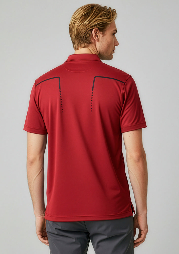 BIZ COLLECTION Mens Cyber Short Sleeve Polo P604MS
