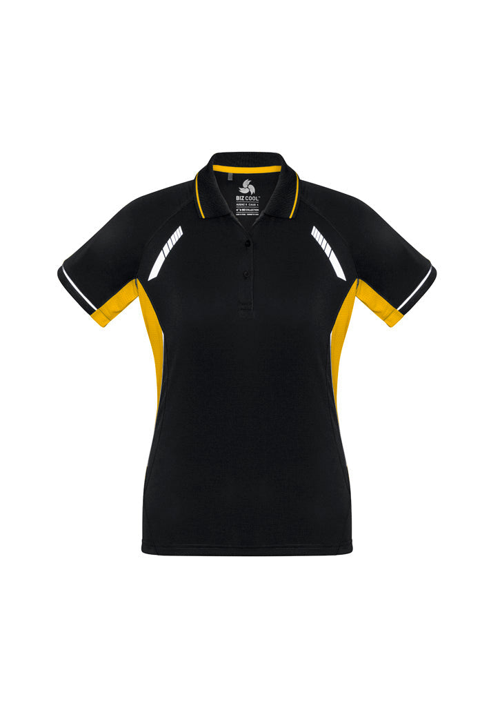 BIZ COLLECTION Womens Renegade Short Sleeve Polo P700LS Clearance