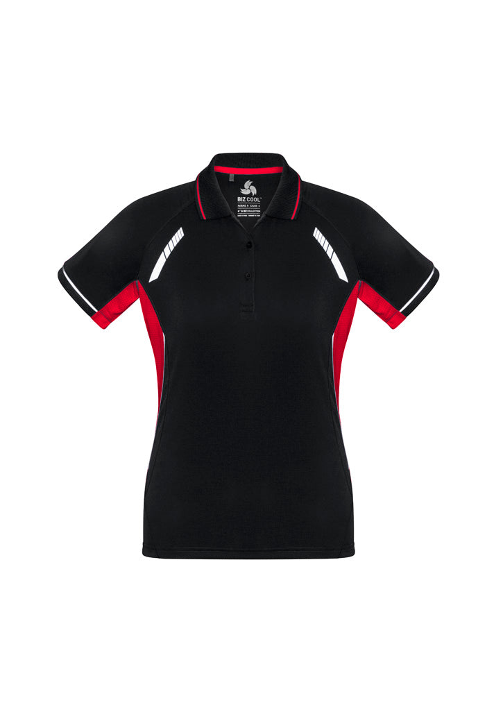 BIZ COLLECTION Womens Renegade Short Sleeve Polo P700LS Clearance