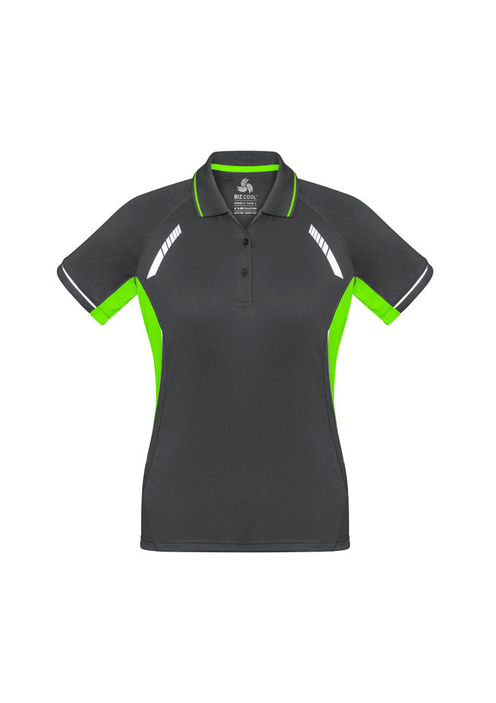 BIZ COLLECTION Womens Renegade Short Sleeve Polo P700LS