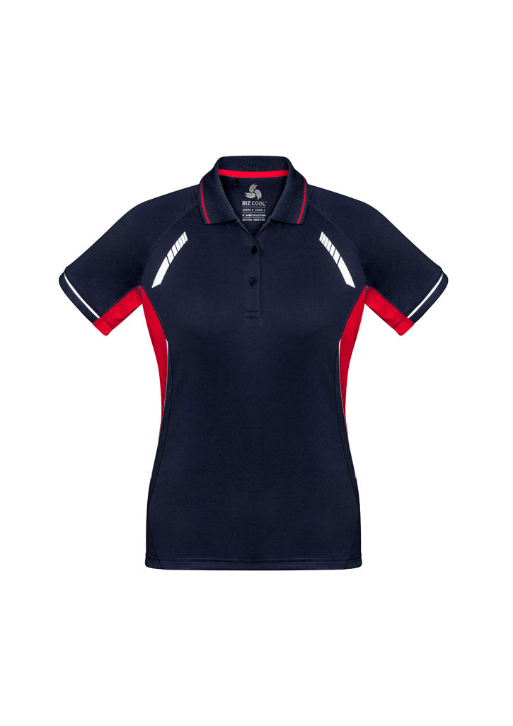 BIZ COLLECTION Womens Renegade Short Sleeve Polo P700LS