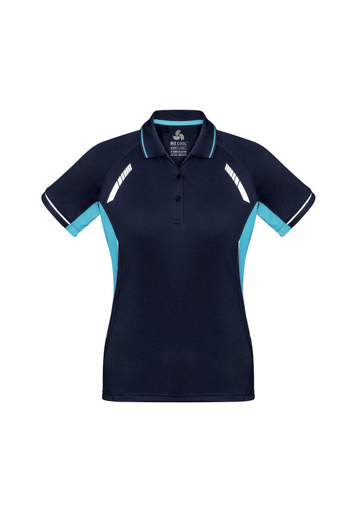 BIZ COLLECTION Womens Renegade Short Sleeve Polo P700LS