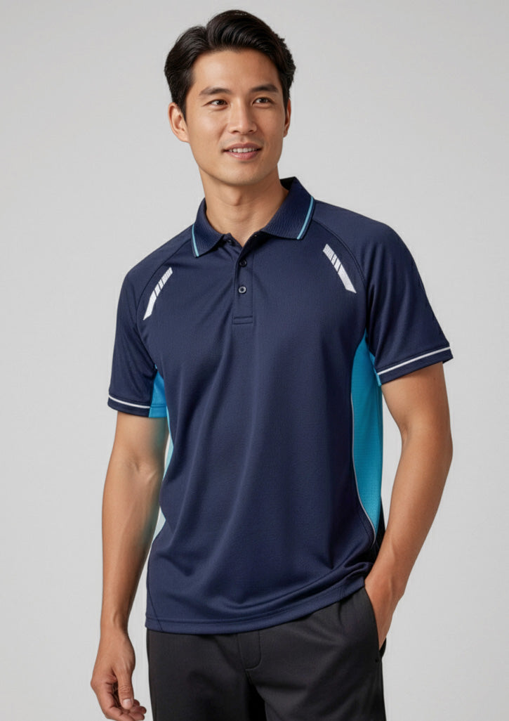 BIZ COLLECTION Mens Renegade Short Sleeve Polo P700MS