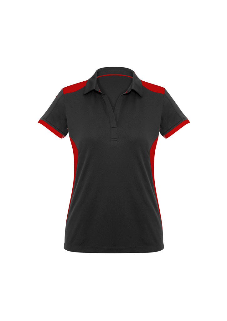 BIZ COLLECTION Womens Rival Short Sleeve Polo P705LS