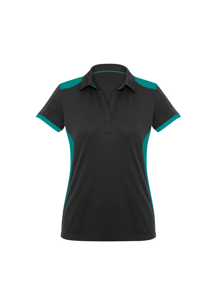 BIZ COLLECTION Womens Rival Short Sleeve Polo P705LS