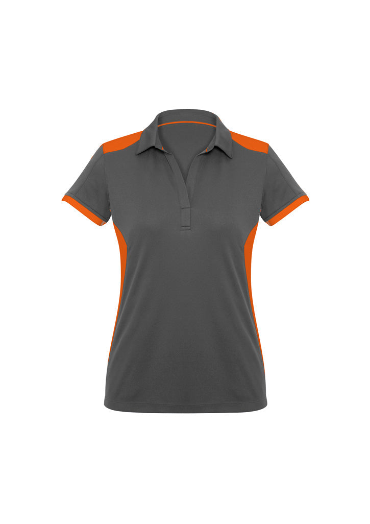BIZ COLLECTION Womens Rival Short Sleeve Polo P705LS