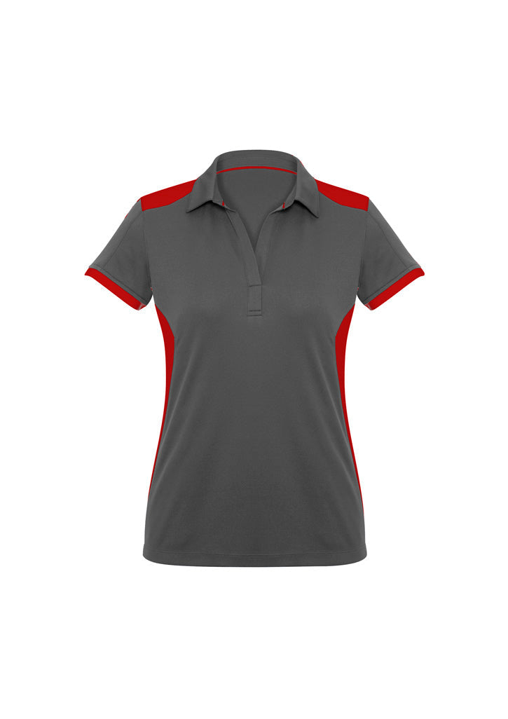 BIZ COLLECTION Womens Rival Short Sleeve Polo P705LS