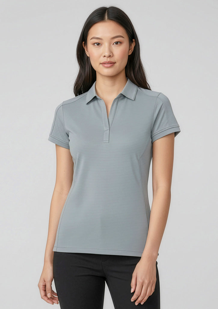 BIZ COLLECTION Womens Profile Short Sleeve Polo P706LS