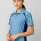 BIZ COLLECTION Kids Splice Short Sleeve Polo P7700B