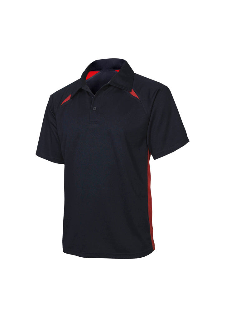 BIZ COLLECTION Kids Splice Short Sleeve Polo P7700B