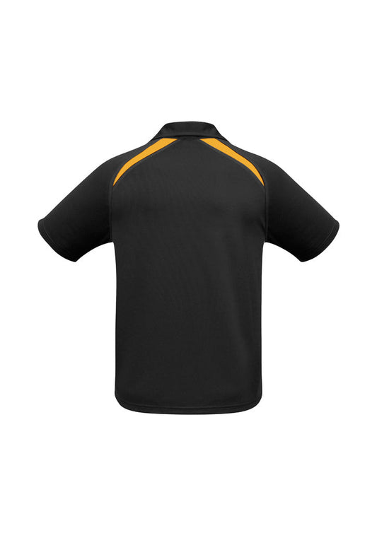 BIZ COLLECTION Mens Splice Short Sleeve Polo P7700