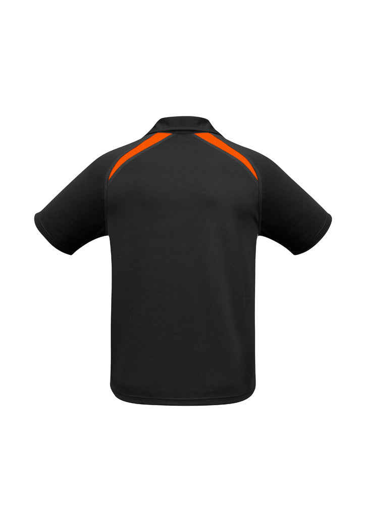 BIZ COLLECTION Mens Splice Short Sleeve Polo P7700