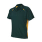 BIZ COLLECTION Mens Splice Short Sleeve Polo P7700