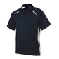 BIZ COLLECTION Mens Splice Short Sleeve Polo P7700