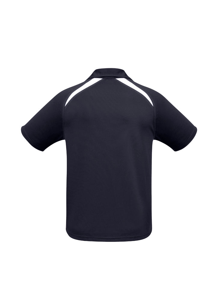 BIZ COLLECTION Mens Splice Short Sleeve Polo P7700
