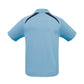 BIZ COLLECTION Mens Splice Short Sleeve Polo P7700