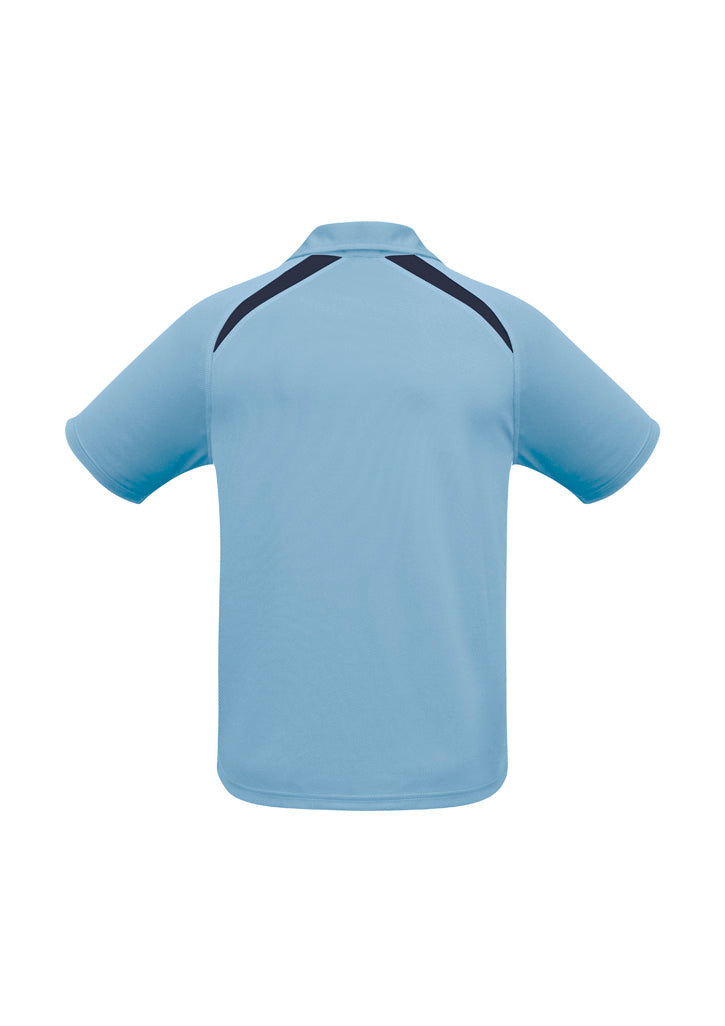 BIZ COLLECTION Mens Splice Short Sleeve Polo P7700