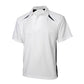 BIZ COLLECTION Mens Splice Short Sleeve Polo P7700