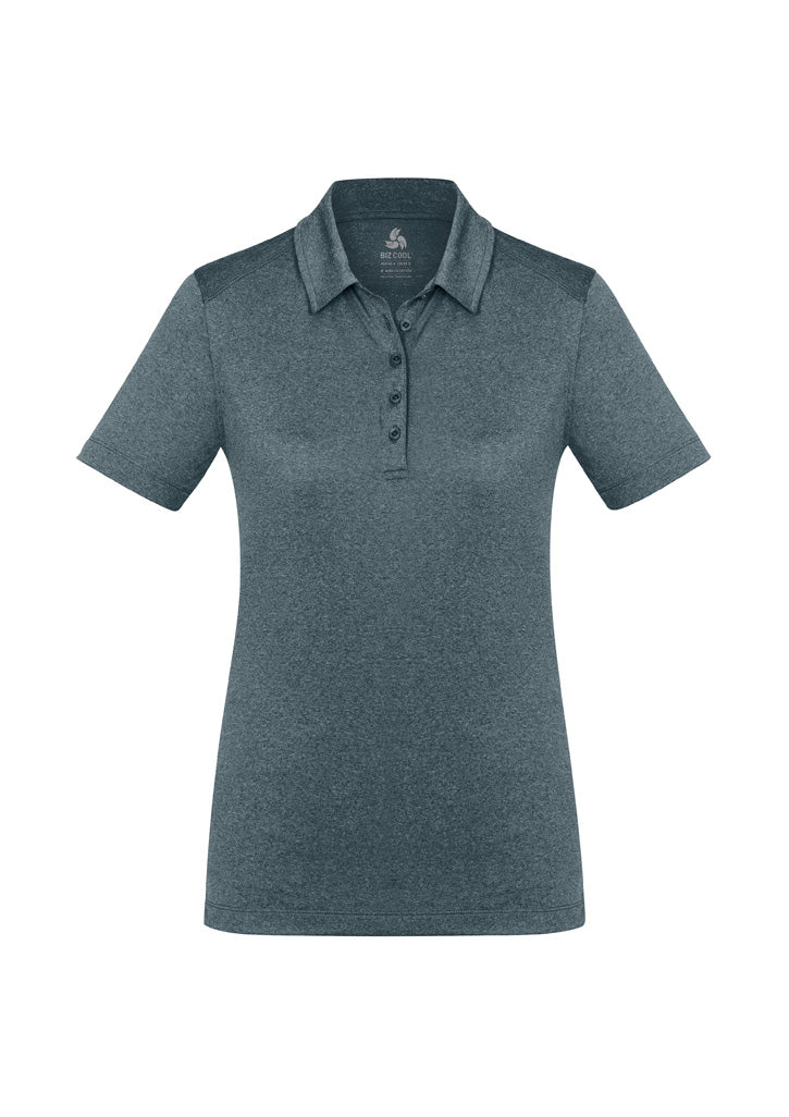 BIZ COLLECTION Womens Aero Short Sleeve Polo P815LS