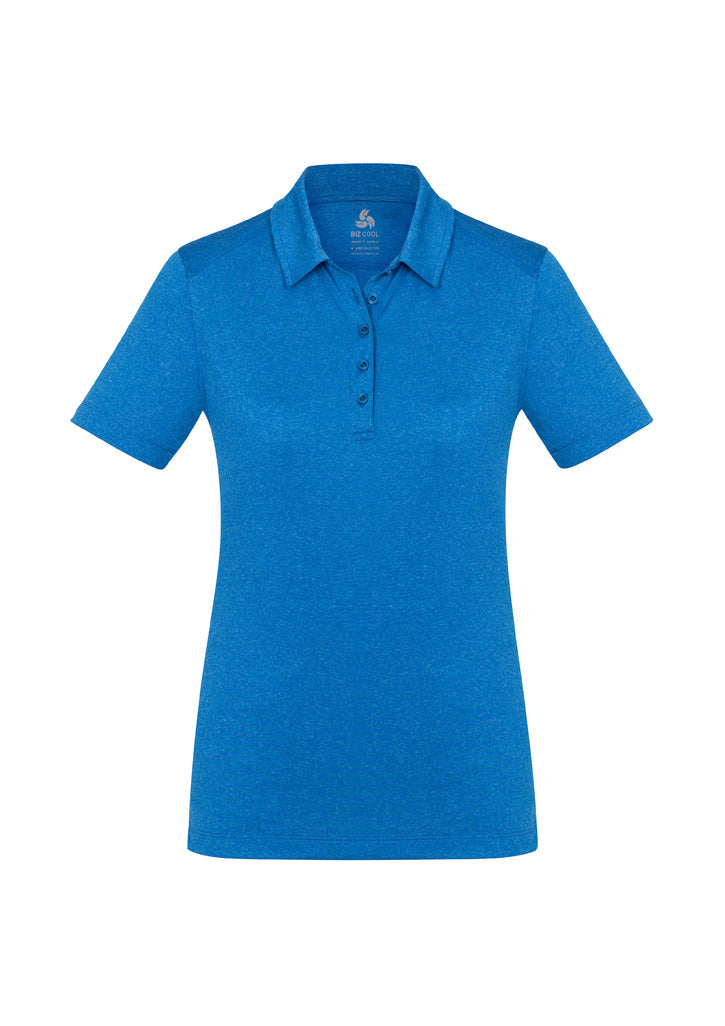 BIZ COLLECTION Womens Aero Short Sleeve Polo P815LS