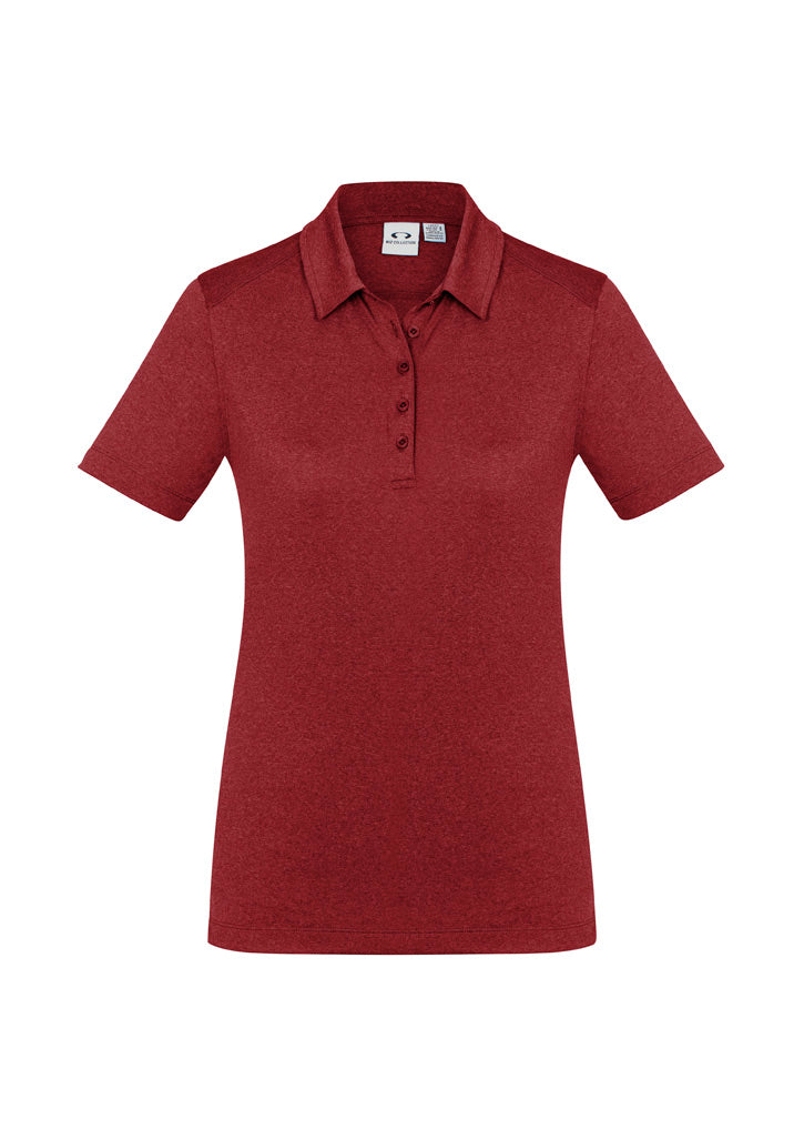 BIZ COLLECTION Womens Aero Short Sleeve Polo P815LS Clearance