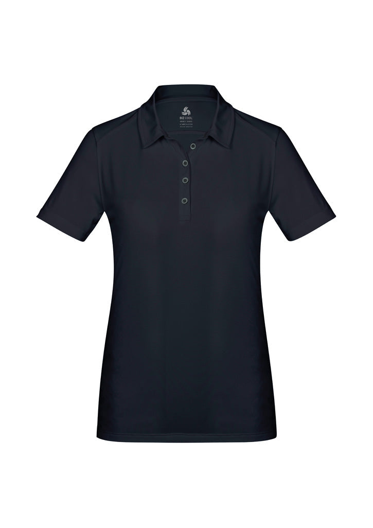 BIZ COLLECTION Womens Aero Short Sleeve Polo P815LS