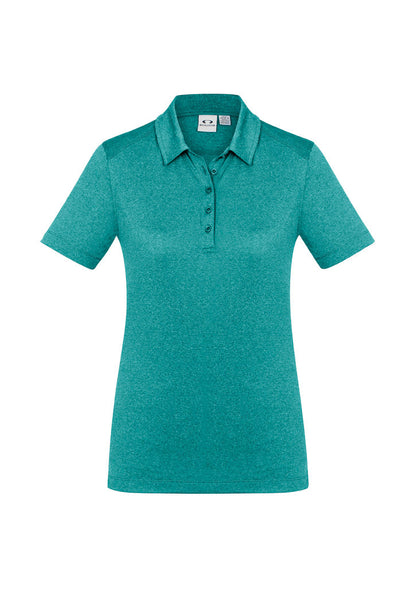 BIZ COLLECTION Womens Aero Short Sleeve Polo P815LS Clearance